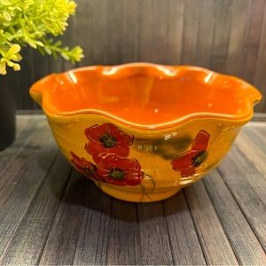 Fleur Rouge by Nanette Vacher for Ambiance Collections Bowl